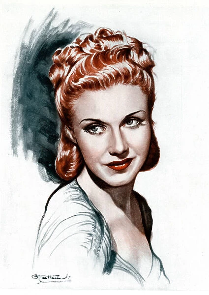 Ginger Rogers by G. Cattermole