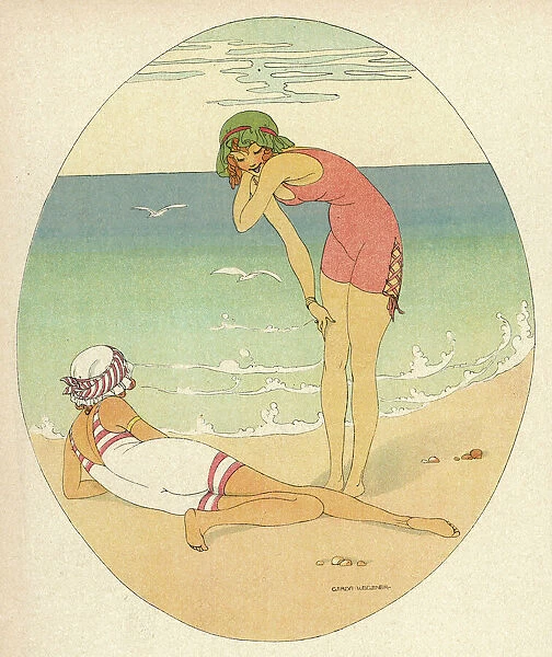 Girls on Beach  /  Klods-Han