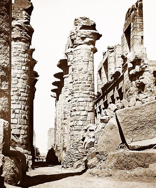 The Great Hall, Karnak, Egypt, Victorian period