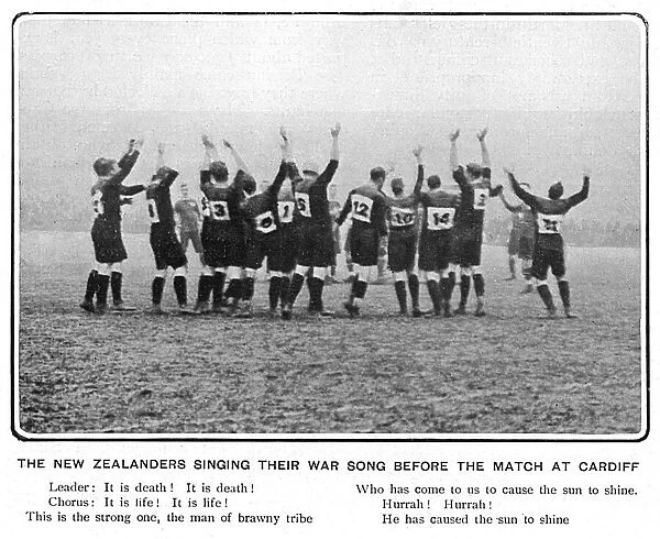 The Haka: New Zealand rugby war dance, 1905