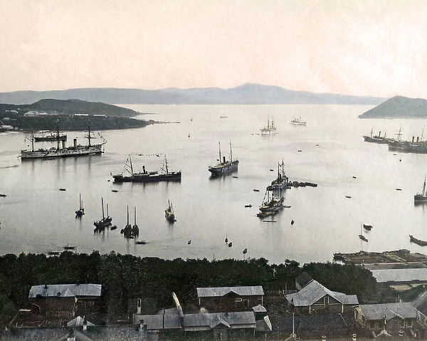 The harbour of Vladivostok