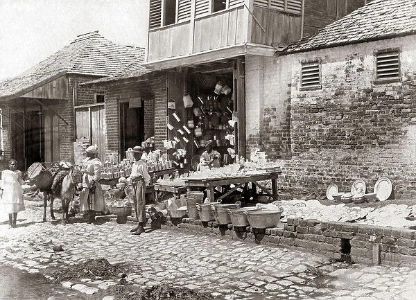 Hardware store, Kingston, Jamaica, circa 1900
