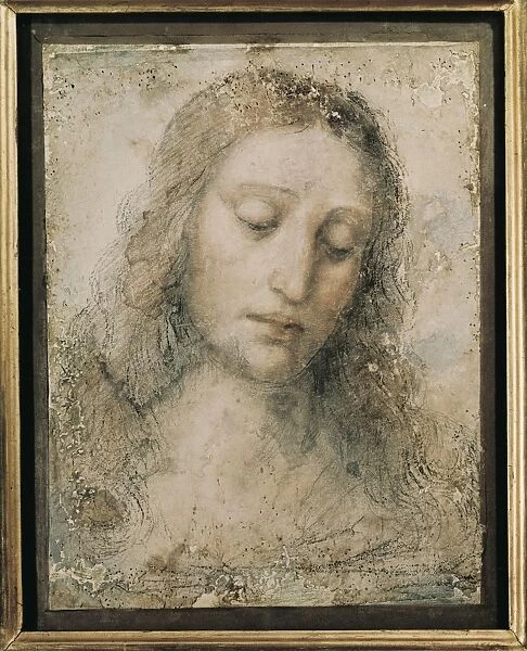 Head of Christ the Redeemer. 16th c. Leonardo