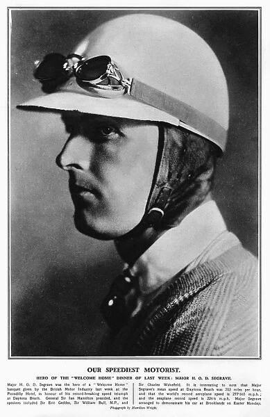 Henry Segrave, British racing driver