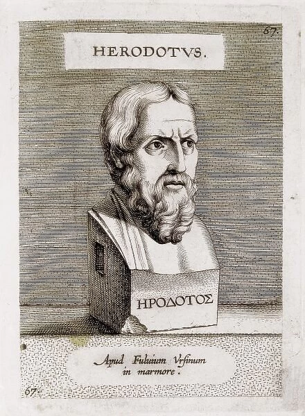 HERODOTUS (484-430 BC). Greek historian. Portrait