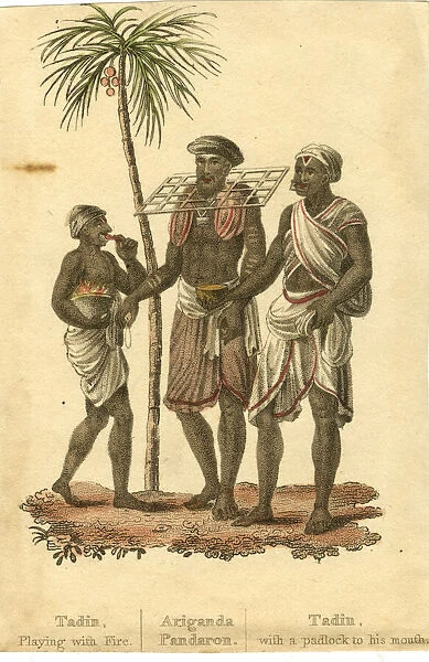Hindu Customs - three men
