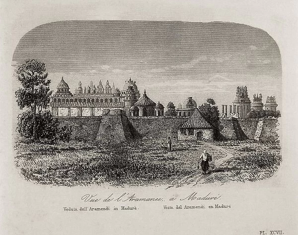 History of the Missions, 1863. India. Aramanei Palace