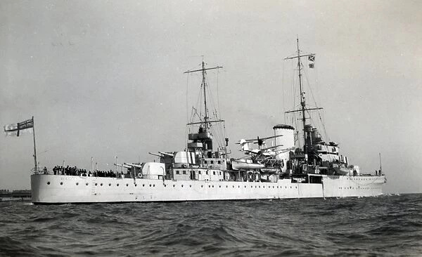 HMS Achilles, British light cruiser, WW2