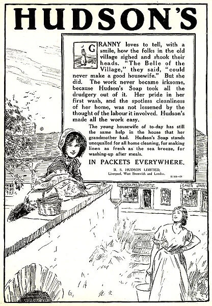 Hudson's Soap Advertisement