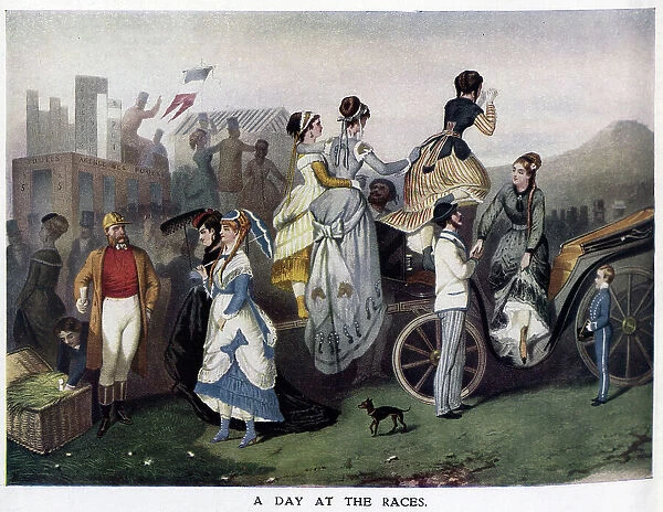 Illustration, A Day at the Races