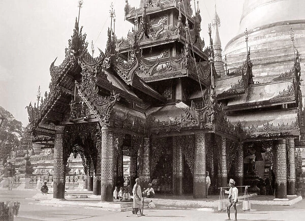 India Burma Myanmar Rangoon Yangon Shwedagon pagoda