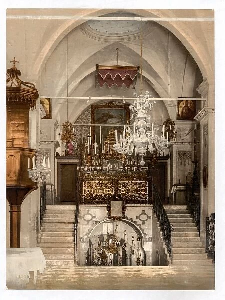 Interior of the Church of the Annunciation, Nazareth, Holy L