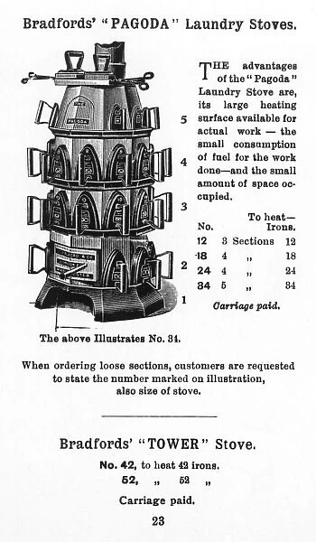 Iron stove, 1923
