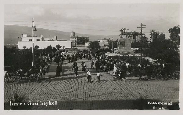 Izmir, Turkey - Gazi Heykeli