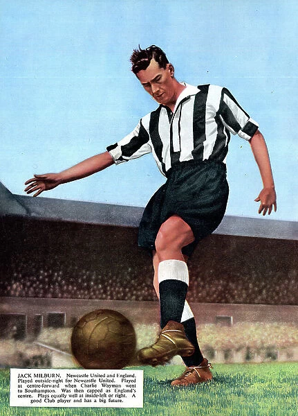 Jack Milburn, Newcastle United and England footballer