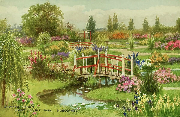 Japanese Garden, Happy Mount Park, Morecambe, Lancashire
