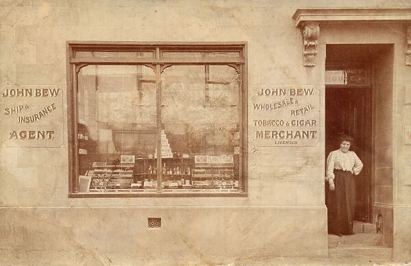 John Bews shop front in Guernsey, Channel Islands