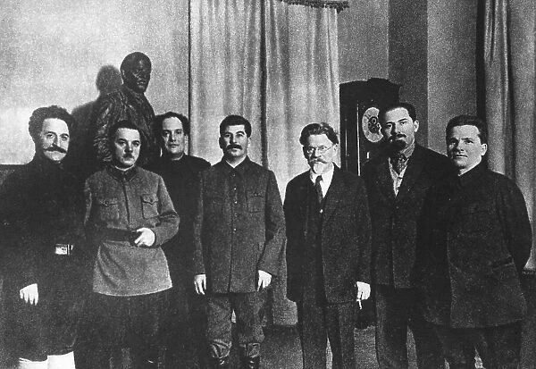 Joseph Stalin, Leon Trotsky and others