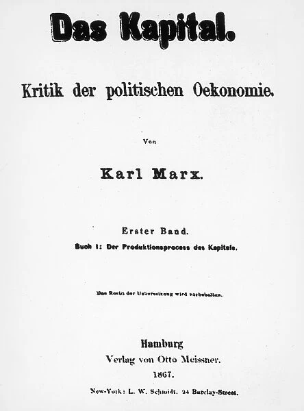 Karl Marx  /  Das Kapital