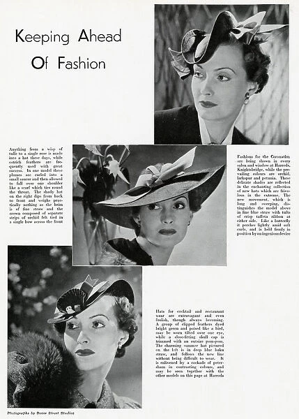 Keeping ahead of fashion 1937