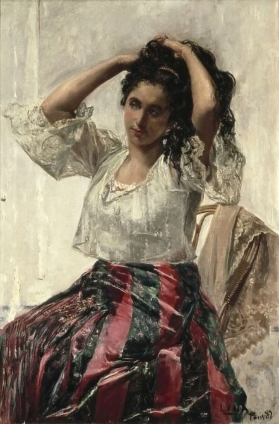 La Mestiza. 1887. Romanticism. Painting. SPAIN