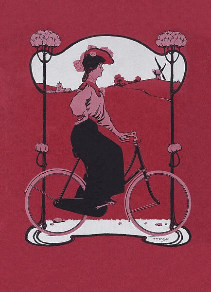 Lady on a Bicycle