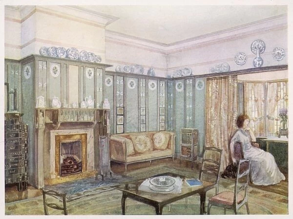 Lady in Drawing Room