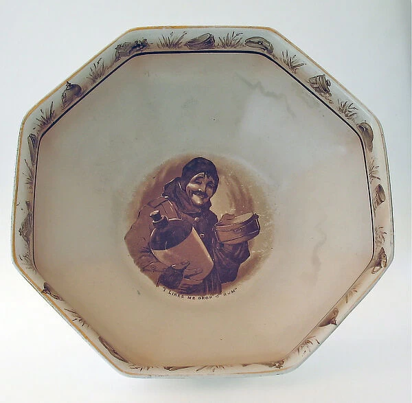 Large bowl with transfer - Bairnsfatherware