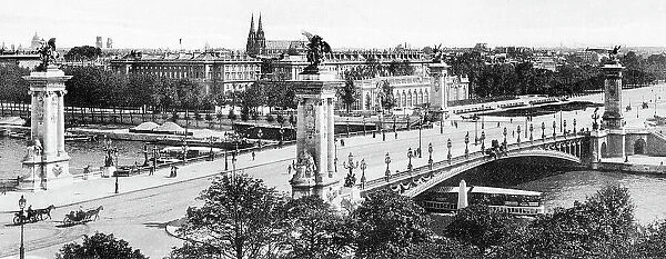 Le Pont Alexandra III, Paris, France, early 1900s