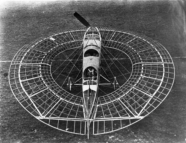 Lee-Richards Annular Monoplane before wing covering