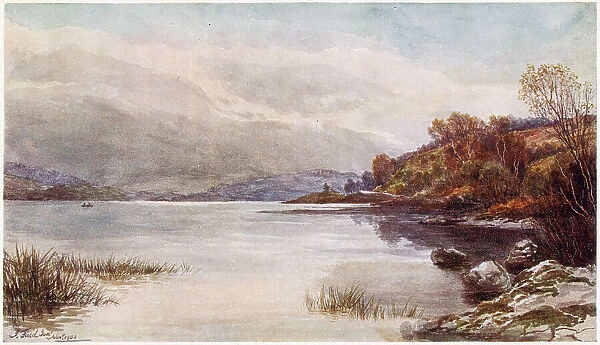 Loch Ken, Galloway, looking south. Date: 1908