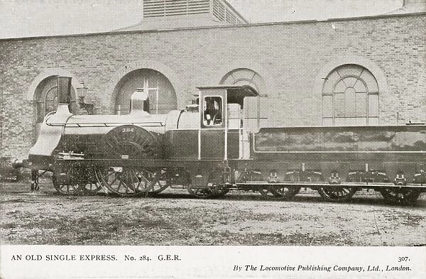 Locomotive no 284 an old single express