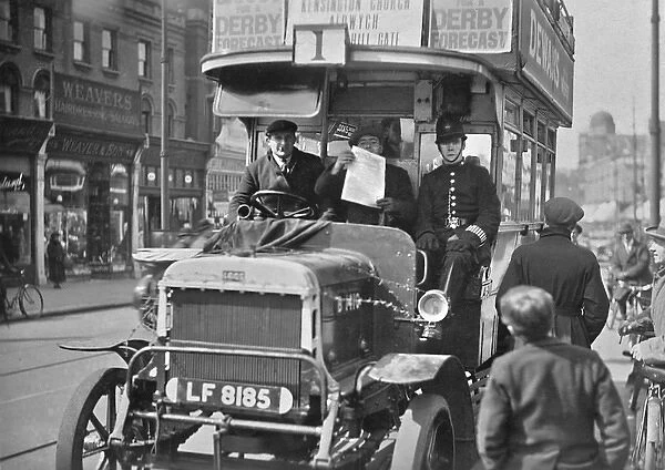 London bus during the General Strike