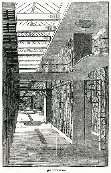 Long Room of the British Museum, London 1851