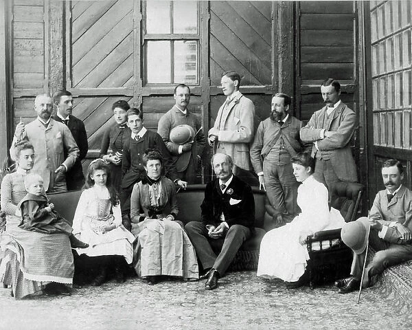 Lord and Lady Dufferin, family and staff, India