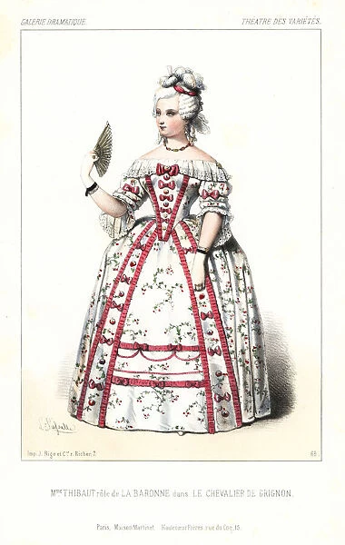 Madame Thibaut in the vaudeville Le Chevalier