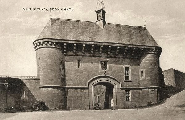 Main gateway, Bodmin Gaol, Cornwall