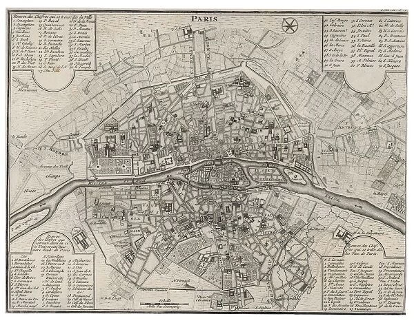 Map  /  Paris 18C