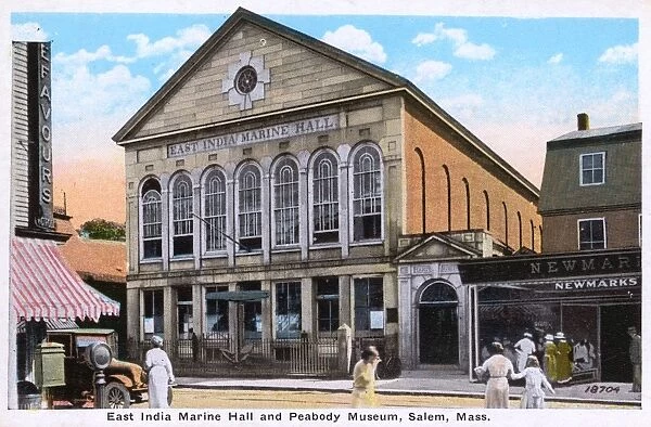 Marine Hall and Peabody Museum, Salem, Massachusetts, USA