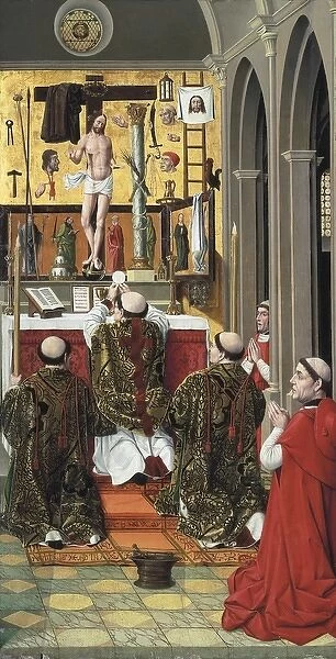Mass of Saint Gregory. 15th c. Attributed to Juan