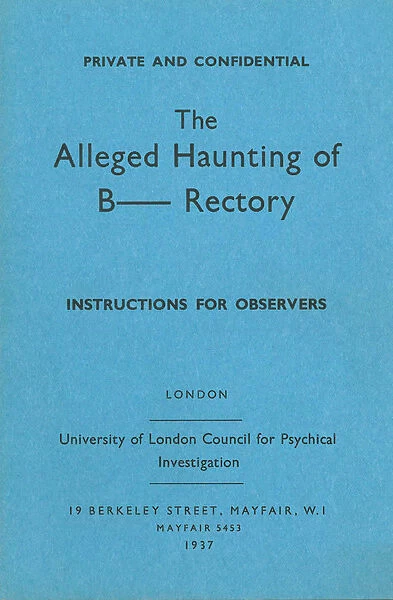 Material relating to Psychic Research