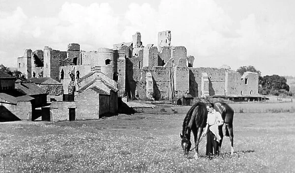 Middleham Castle in the 1930s