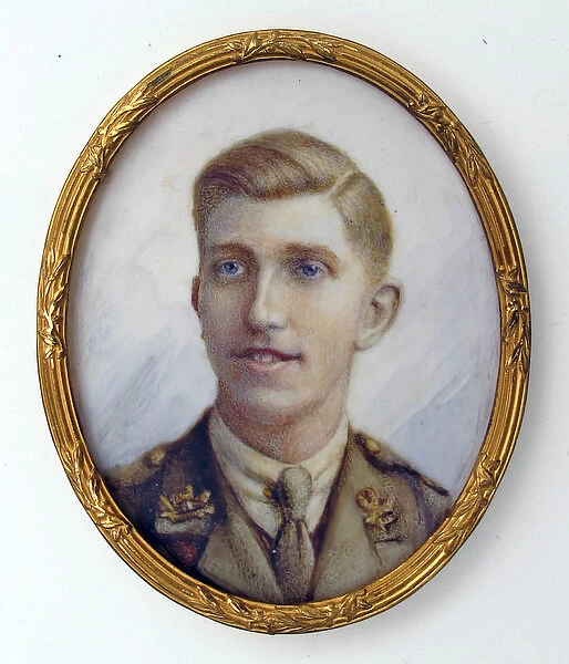 Miniature of a Great War Officer of the South Notts Hussars