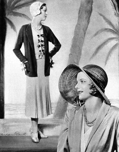 Modes for the Riviera sunshine, 1931