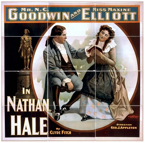 Mr. NC Goodwin and Miss Maxine Elliott in Nathan Hale by Cly