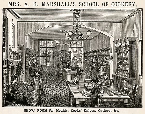 Mrs. A. B Marshalls showroom for moulds 1887