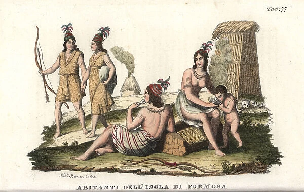 Natives of the island of Formosa (Taiwan)