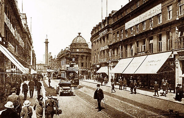 Newcastle-Upon-Tyne Grainger Street probably 1920s
