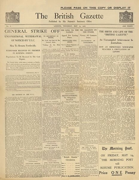 Newspaper Headline 1926