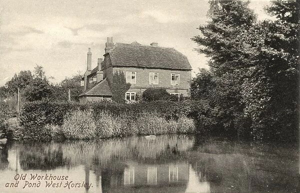 Old Workhouse and Pond, West Horsley, Surrey